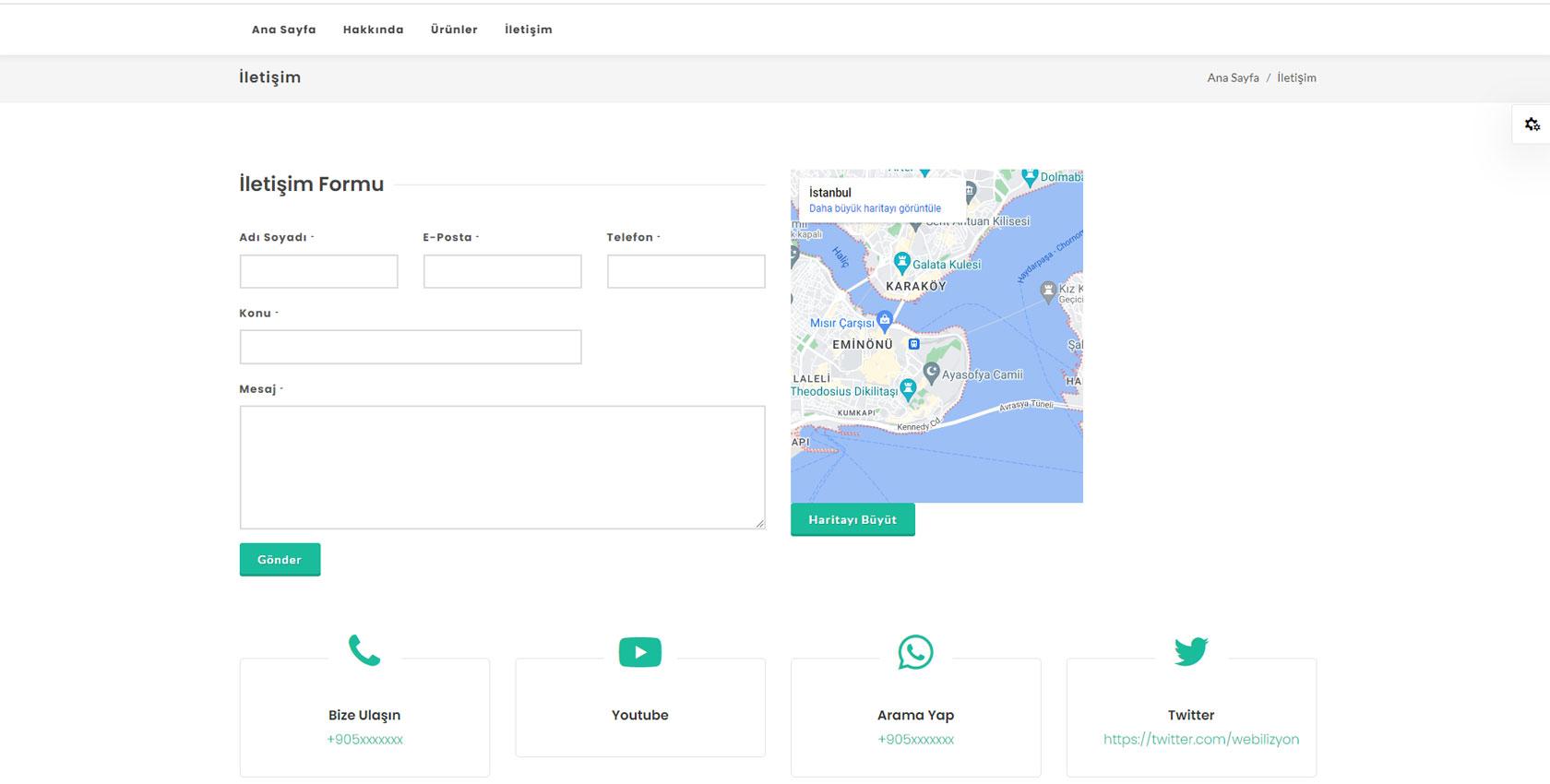 Şirket Web Site Paketi